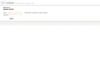 Nestle.biz(Nestle Portal) Screenshot