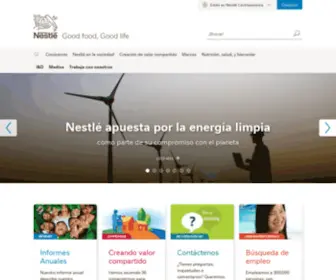 Nestle.com.pa(Nestlé) Screenshot