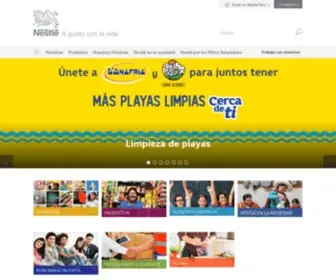 Nestle.com.pe(Nestlé Perú) Screenshot