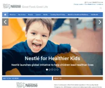 Nestle.com.ph(Nestlé Philippines) Screenshot