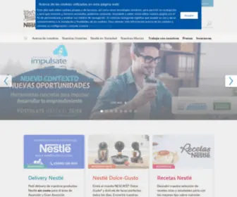 Nestle.com.py(Nestlé Paraguay) Screenshot