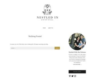Nestledwiththenelsons.com(Nestledwiththenelsons) Screenshot