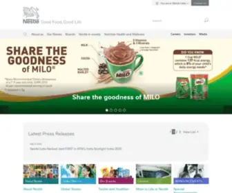 Nestle.in(Nestlé) Screenshot