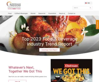Nestleprofessional.com(Nestlé Professional) Screenshot