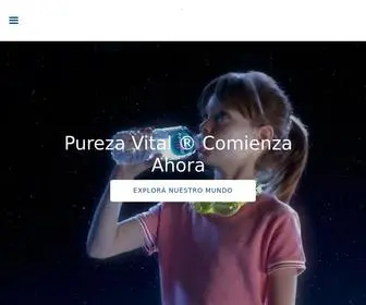 Nestlepurezavital.com.ar(Bienvenido al sitio oficial de Nestlé ®) Screenshot
