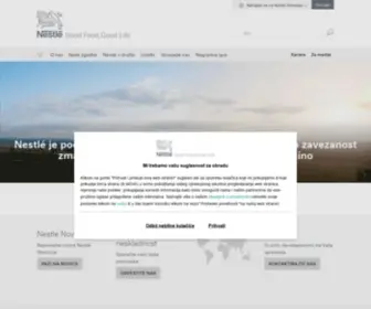 Nestle.si(Začetna stran) Screenshot