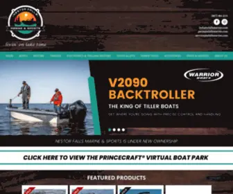 Nestorfallsmarine.com(Home Nestor Falls Marine Nestor Falls) Screenshot