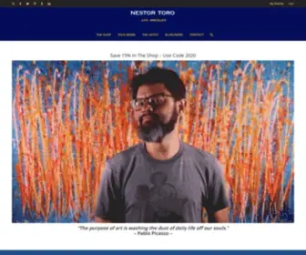 Nestortoro.com(Abstract Artist) Screenshot