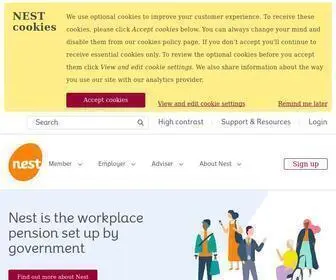 Nestpensions.org.uk(NEST (National Employment Savings Trust)) Screenshot