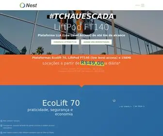 Nestrental.com.br(Plataformas elevatórias) Screenshot