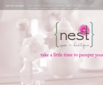 Nestspaboutique.com(BE A PART OF OUR FAMILY our members enjoy the spa membership) Screenshot