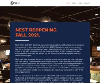 Nesttaphousegrill.com(Nest Eatery) Screenshot