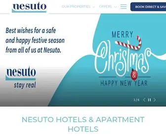 Nesuto.com(Hotels and Apartment Hotels) Screenshot