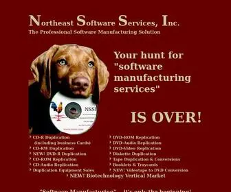 Nesw.com(CD Duplication Services by Northeast Software Services) Screenshot