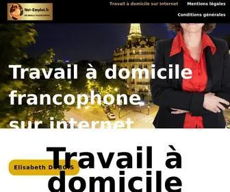 Net-Emploi.fr(Travail à domicile internet) Screenshot