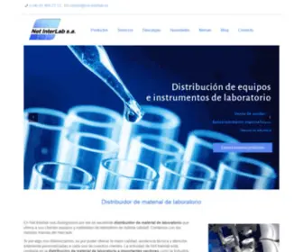 Net-Interlab.es(Distribuidor de Material de Laboratorio) Screenshot