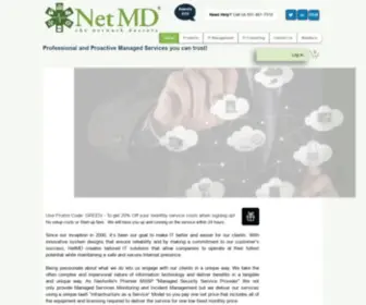 Net-MD.net(IT Managed Service Provider) Screenshot