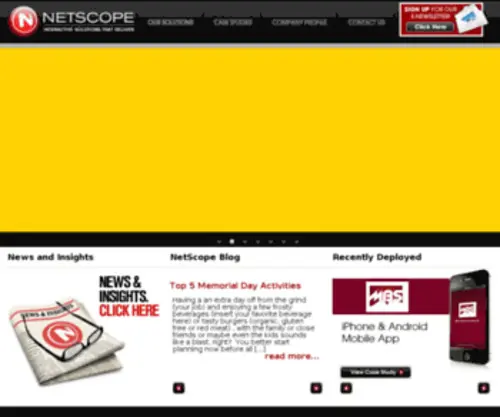 Net-Scope.com(NetScope, Inc) Screenshot
