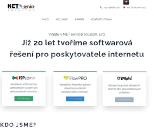 Net-Service.cz(NET service solution) Screenshot