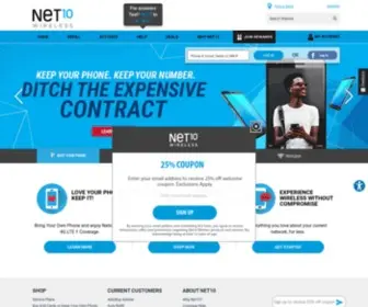 Net10.com(NET10 Wireless) Screenshot