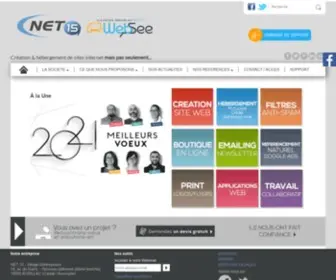 Net15.fr(Création Site Internet et hébergement Web Aurillac) Screenshot