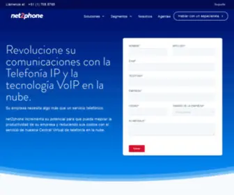 Net2Phone.pe(Telefonía IP & Servicios VoIP) Screenshot