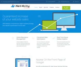 Net4City.com(Web design) Screenshot