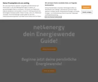 Net4Energy.com(Persönliche Energiewende jetzt) Screenshot