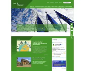 Net4Society.eu(Startseite) Screenshot