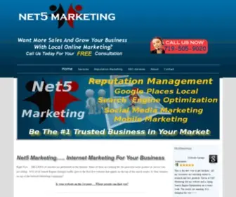 Net5Internetmarketing.com(Get Net5) Screenshot