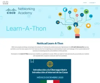 Netacadlearnathon.com(NetAcad Learn) Screenshot