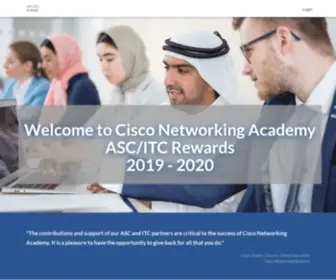 Netacadrewards.com(Cisco Networking Academy ASC/ITC Rewards) Screenshot