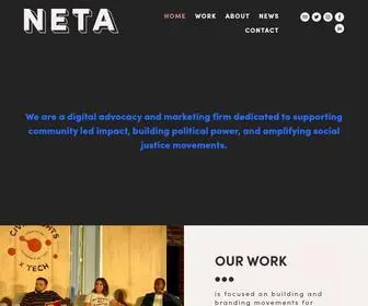 Netacollab.com(A digital advocacy and marketing firm dedicated to community) Screenshot