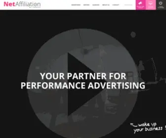 Netaffiliation.com(Efficient online advertising campaigns) Screenshot