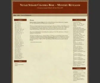 Netajibosemysteryrevealed.org(Mystery Revealed) Screenshot