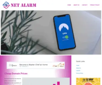 Netalarm.co.uk(Net Alarm) Screenshot