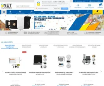 Netalarmes.com.br(Soluções em Segurança Eletrônica) Screenshot