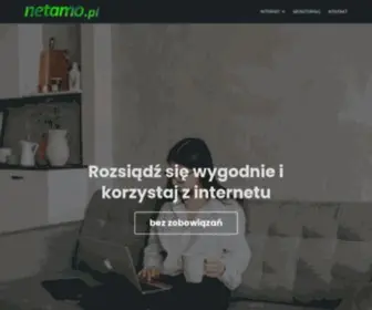 Netamo.pl(Rozsiądź się wygodnie i korzystaj z Internetu) Screenshot