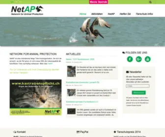 Netap.ch(Network for Animal Protection) Screenshot