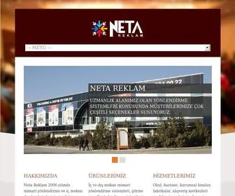 Netareklam.com(NETA REKLAM) Screenshot