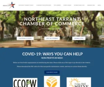 Netarrant.org(Northeast Tarrant Chamber of Commerce) Screenshot