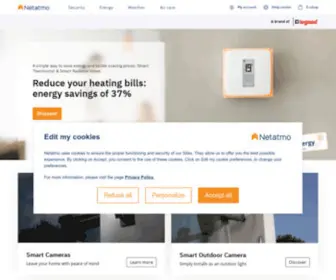 Netatmo.com(Votre maison plus intelligente) Screenshot