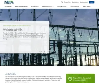 Netaworld.org(InterNational Electrical Testing Association) Screenshot