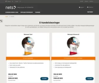 Netaxept.no(Shop-Norway) Screenshot