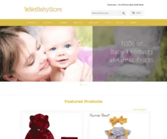 NetbabyStore.com(Create an Ecommerce Website and Sell Online) Screenshot