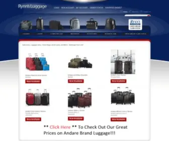 Netbags.com(Luggage at Netbags) Screenshot