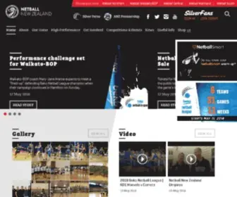 Netballnz.co.nz(Netball New Zealand) Screenshot