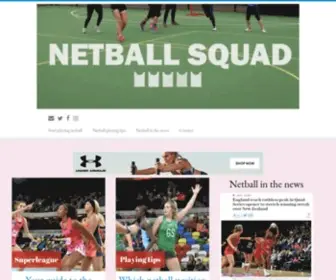 Netballsquad.co.uk(Netball Squad) Screenshot