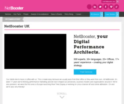 Netbooster.co.uk(Search Engine Optimisation (SEO)) Screenshot