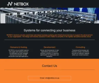 Netbox.co.za(Connecting business systems) Screenshot